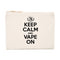 KEEP CALM AND VAPE ON / POCHETTE ZIPPÉE