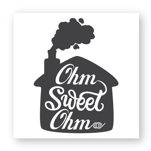 OHM SWEET OHM / STICKER