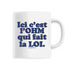 L'OHM FAIT LA LOI / MUG