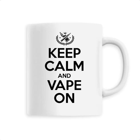 KEEP CALM AND VAPE ON / MUG
