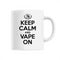 KEEP CALM AND VAPE ON / MUG