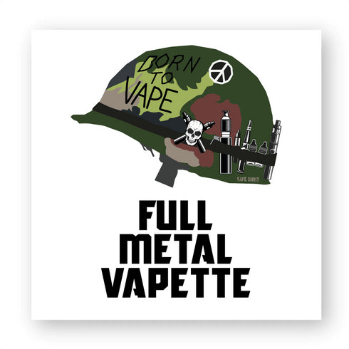 FULL METAL VAPETTE / STICKER