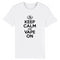 KEEP CALM AND VAPE ON / TEE-SHIRT UNISEXE