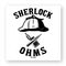 SHERLOCK OHMS / STICKER