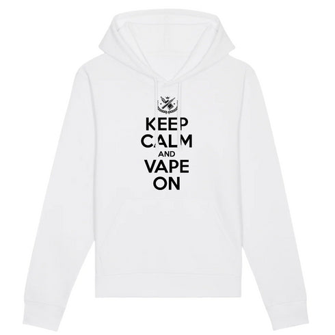 KEEP CALM AND VAPE ON / HOODIE UNISEXE