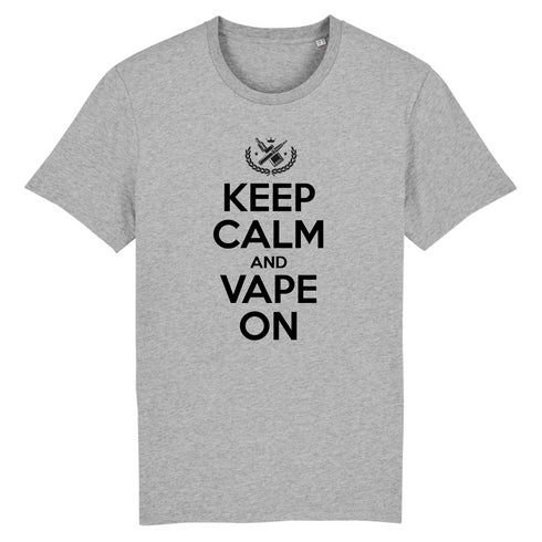 KEEP CALM AND VAPE ON / TEE-SHIRT UNISEXE