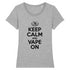 KEEP CALM AND VAPE ON / TEE-SHIRT FEMME