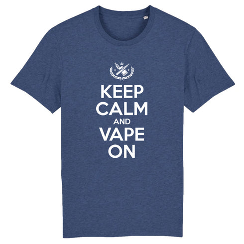KEEP CALM AND VAPE ON / TEE-SHIRT UNISEXE