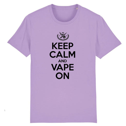 KEEP CALM AND VAPE ON / TEE-SHIRT UNISEXE