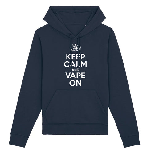 KEEP CALM AND VAPE ON / HOODIE UNISEXE