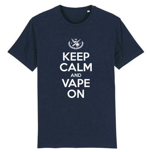 KEEP CALM AND VAPE ON / TEE-SHIRT UNISEXE