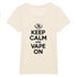 KEEP CALM AND VAPE ON / TEE-SHIRT FEMME