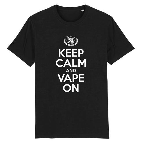 KEEP CALM AND VAPE ON / TEE-SHIRT UNISEXE
