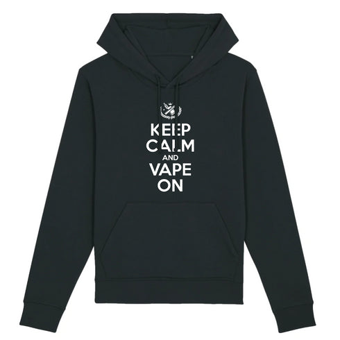 KEEP CALM AND VAPE ON / HOODIE UNISEXE