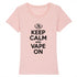 KEEP CALM AND VAPE ON / TEE-SHIRT FEMME