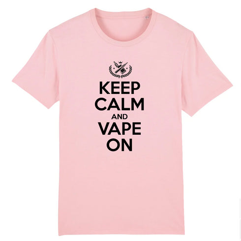 KEEP CALM AND VAPE ON / TEE-SHIRT UNISEXE