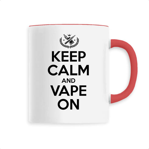 KEEP CALM AND VAPE ON / MUG